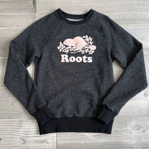 ROOTS BLACK PEPPER CREWNECK SWEATSHIRT